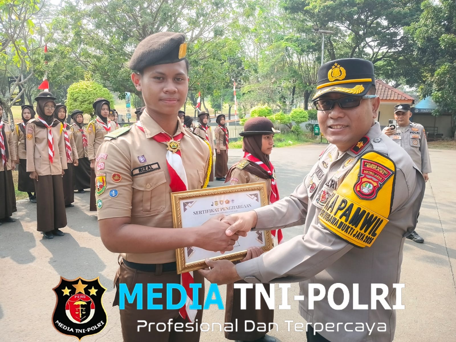 Kapolsek Cikarang Selatan Lantik dan Kukuhkan Anggota Saka Bhayangkara Angkatan Ke-4 Tahun 2026