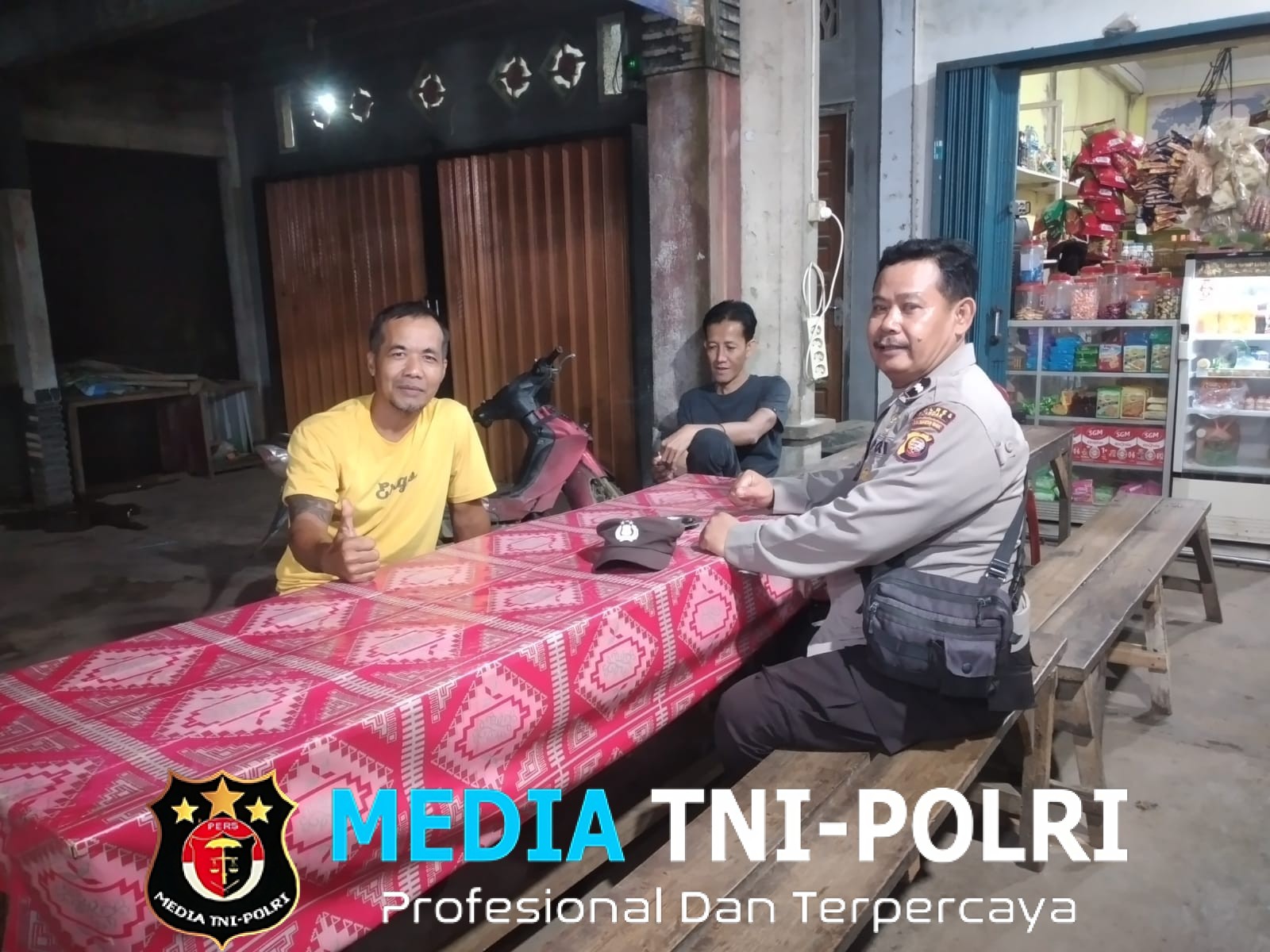 Personel Subsektor Sompak Tingkatkan Patroli Kamtibmas Malam Hari untuk Cegah Kriminalitas