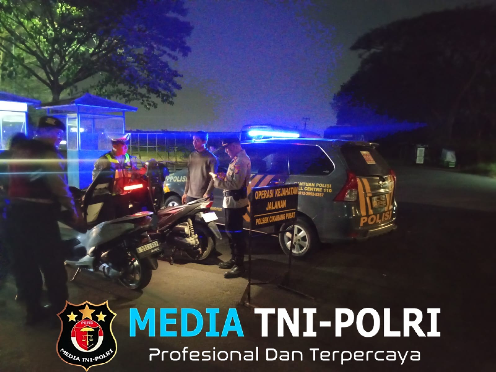 Polsek Cikarang Pusat Gelar OKJ Antisipasi Kejahatan Jalanan