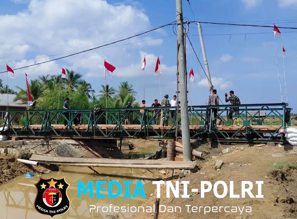 415 Jembatan Rampung Dibangun, Kasatgas PRR Apresiasi Satgas Jembatan TNI