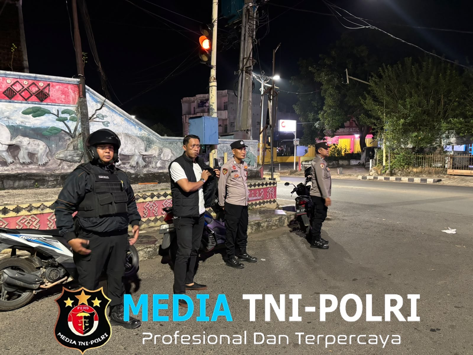 Pengamanan Malam Libur, Polres Lampung Utara Intensifkan Patroli Antisipasi C3 dan Gangguan Kamtibmas