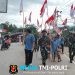 Sambut HUT Ke-81 RI, Satgas Pamtas Yonarmed 13/Nanggala Bersama Warga Badau Kibarkan Merah Putih Sepanjang 4 KM di Jalan Raya Perbatasan