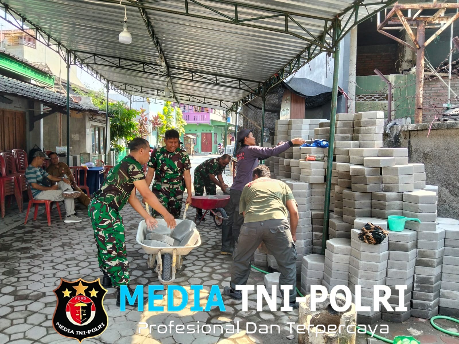 Hari Ini Sasaran TMMD Sengkuyung Tahap III TA 2026 Pavingisasi Jalan Sepanjang 97 Meter, Lebar 4,5 Meter Mulai di Garap