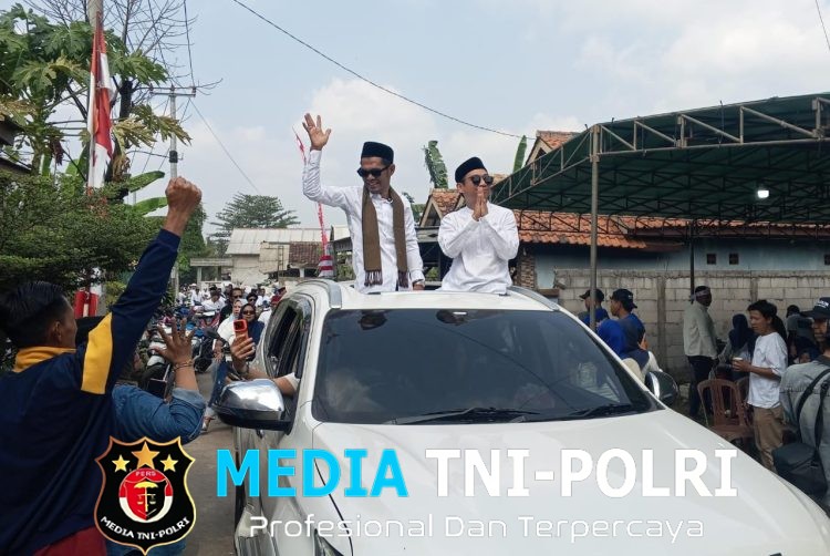 Ribuan Massa Antar Emin Suryana Daftar Pilkades Tamanrahayu, Yakin Bawa Perubahan