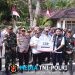 1.000 Bendera Merah Putih Berkibar di PLB Temajuk, Satgas Yonarmed 19/Bogani Kobarkan Nasionalisme di Perbatasan