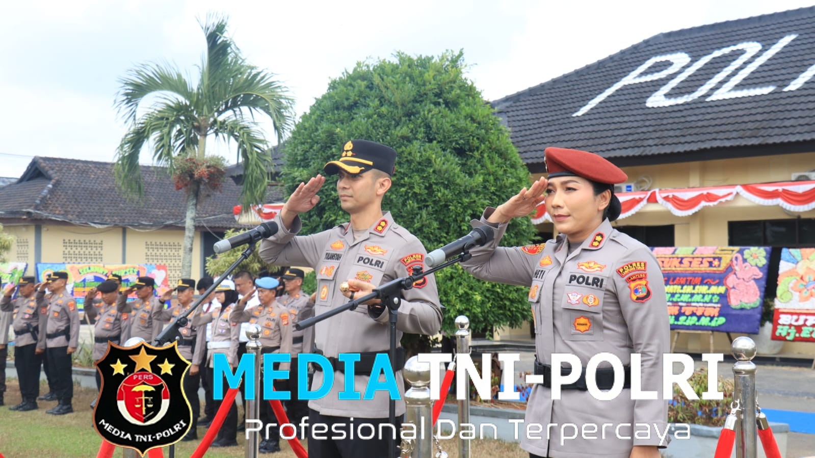 Welcome and Farewell Parade, AKBP Yuliansyah Resmi Jabat Kapolres Lampung Timur