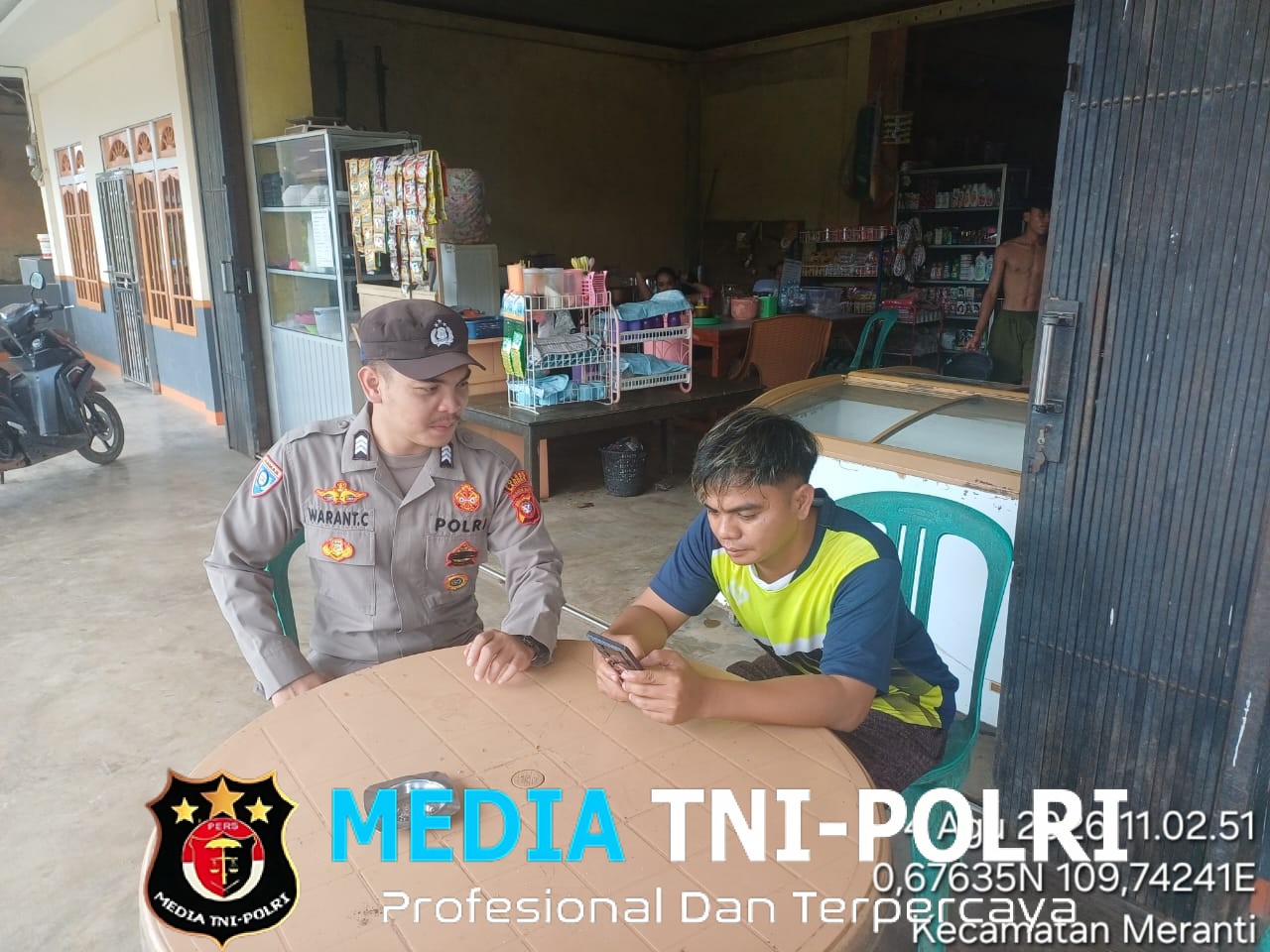 Polsek Meranti Perkuat Kedekatan dengan Warga Melalui Patroli Humanis di Siang Hari