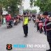 Polsek Pebayuran Gelar Pengaturan Lalu Lintas Pagi di Depan SMPN 1 Pebayuran