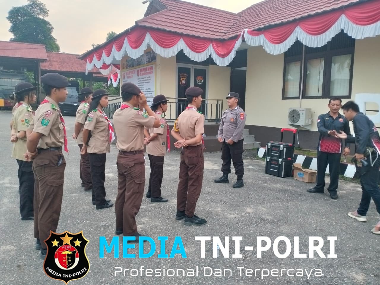 Latih Keterampilan Olah TKP, Polres Landak Gembleng Anggota Saka Bhayangkara Secara Rutin