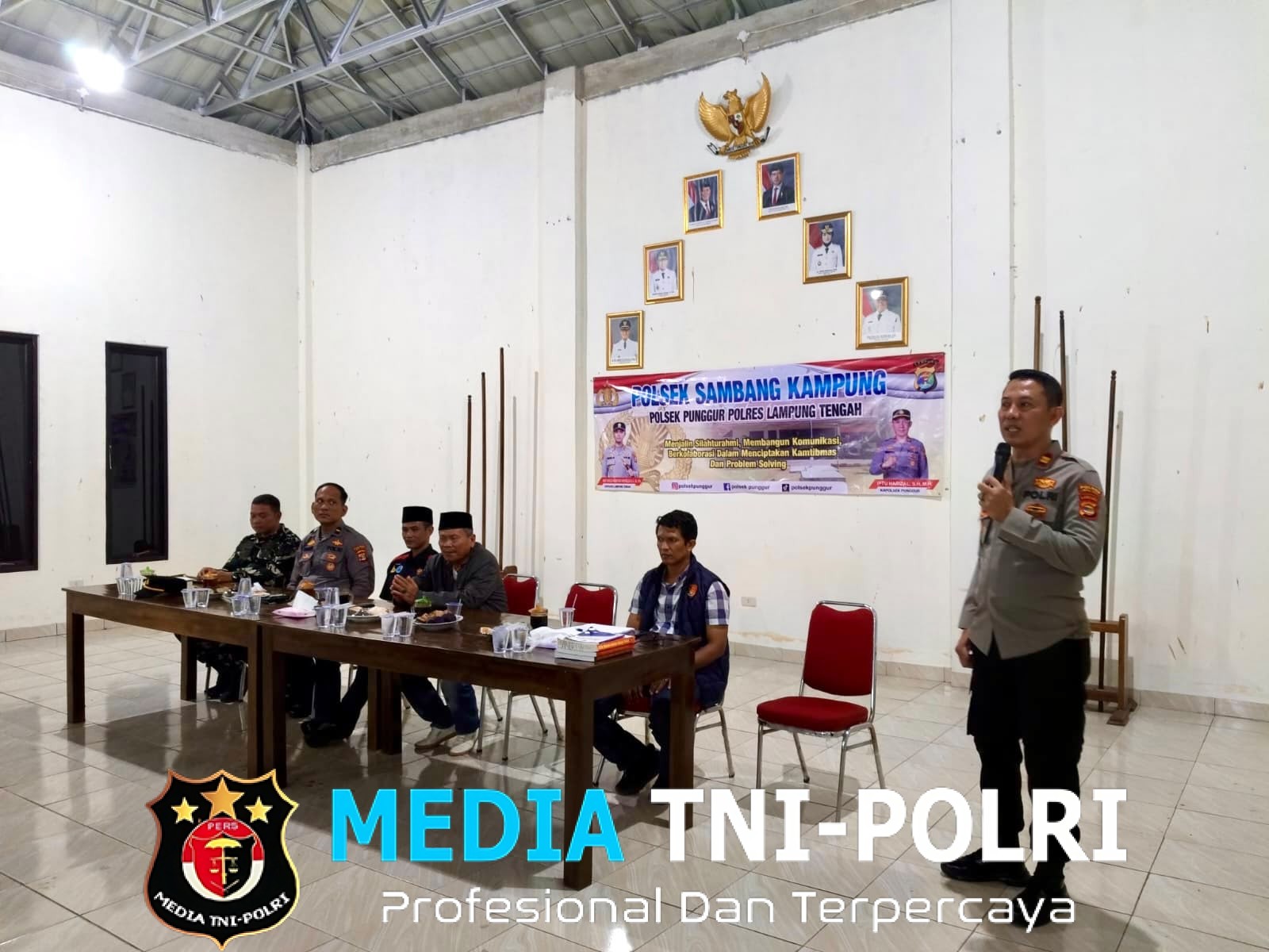 Polsek Punggur Sambang Kampung di Kotagajah Timur, Ajak Warga Perkuat Sinergi Jaga Kamtibmas