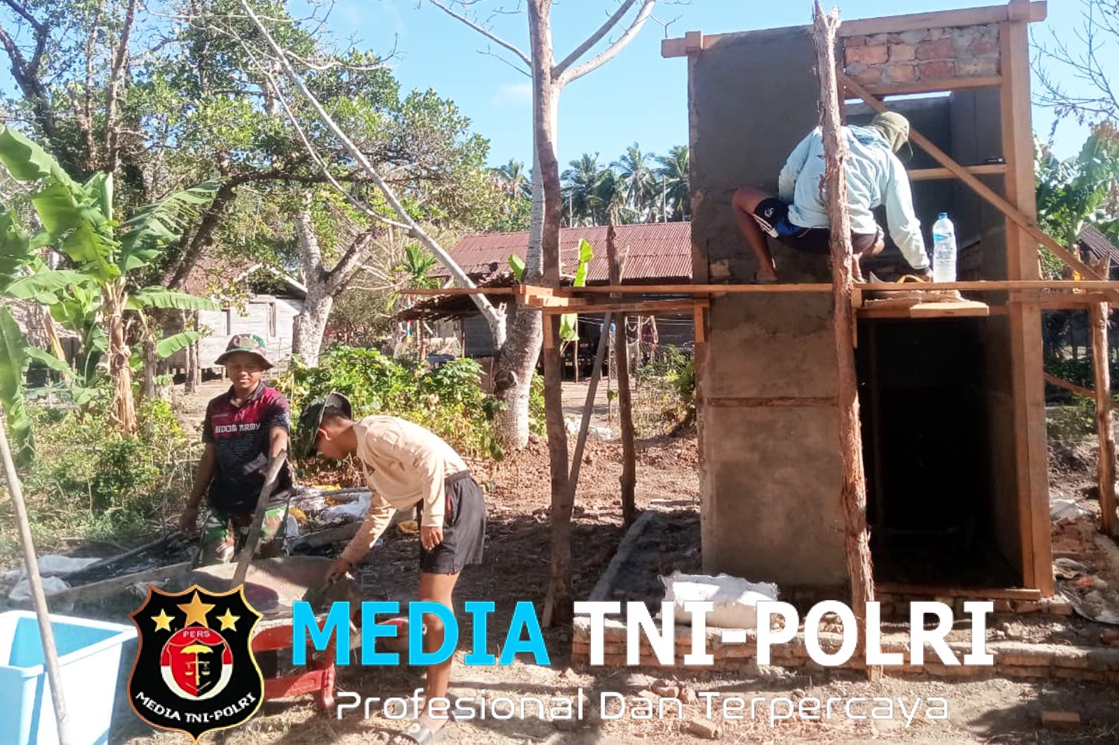 Peran TNI AD Lewat TMMD Hadirkan Harapan Hidup Lebih Layak dan Sehat Bagi Warga Kampung Wanam