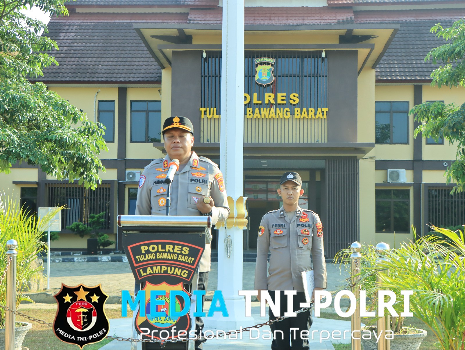 Pimpin Apel Perdana Jam Pimpinan, Kapolres Tulang Bawang Barat Beri Arahan dan Penekanan Pada Personil