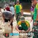 Perkokoh Kemanunggalan, Pos Kout Satgas Yonarmed 13/Nanggala Gelar Kerja Bakti Bersama Warga Gotong Pasir Sungai demi Pembangunan Masjid Desa Senaning