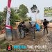 Semangat Gotong Royong Tak Pernah Padam, Pembangunan Jembatan Gantung Desa Pulau Aro Terus Berlanjut Meski Program Karya Bakti Resmi Ditutup