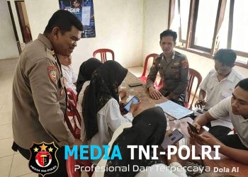 Sosialisasi Aplikasi Siger Lampung Presisi oleh Polres Mesuji di Desa Rejo Mulyo
