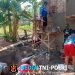 Kejar Target TMMD, Satgas Kodim 1707/Merauke Bagi Kekuatan Pembangunan MCK di Wanam