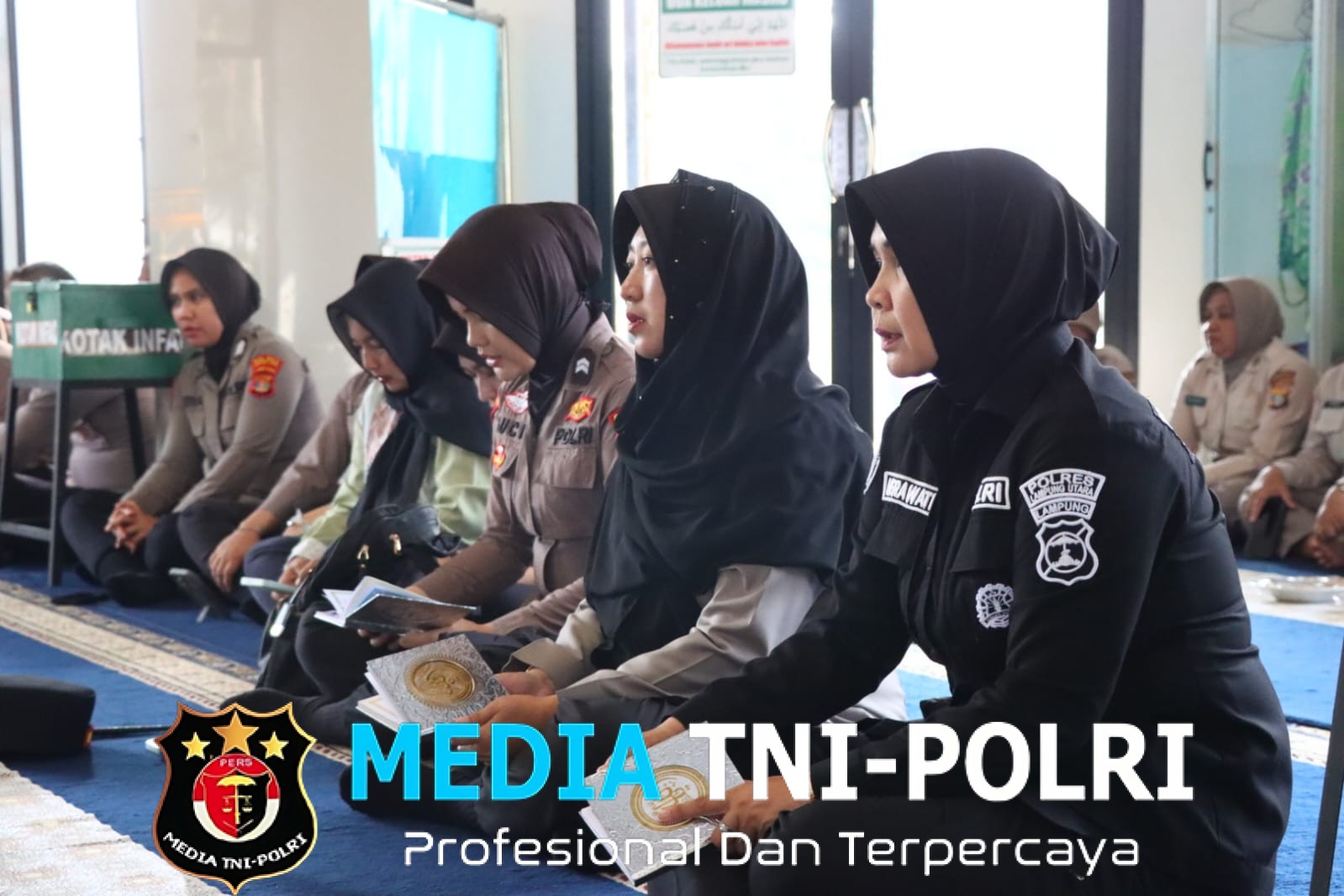 Binrohtal di Masjid Al-Fachri, Kapolres Lampung Utara Ajak Personel Selalu Berbuat Baik