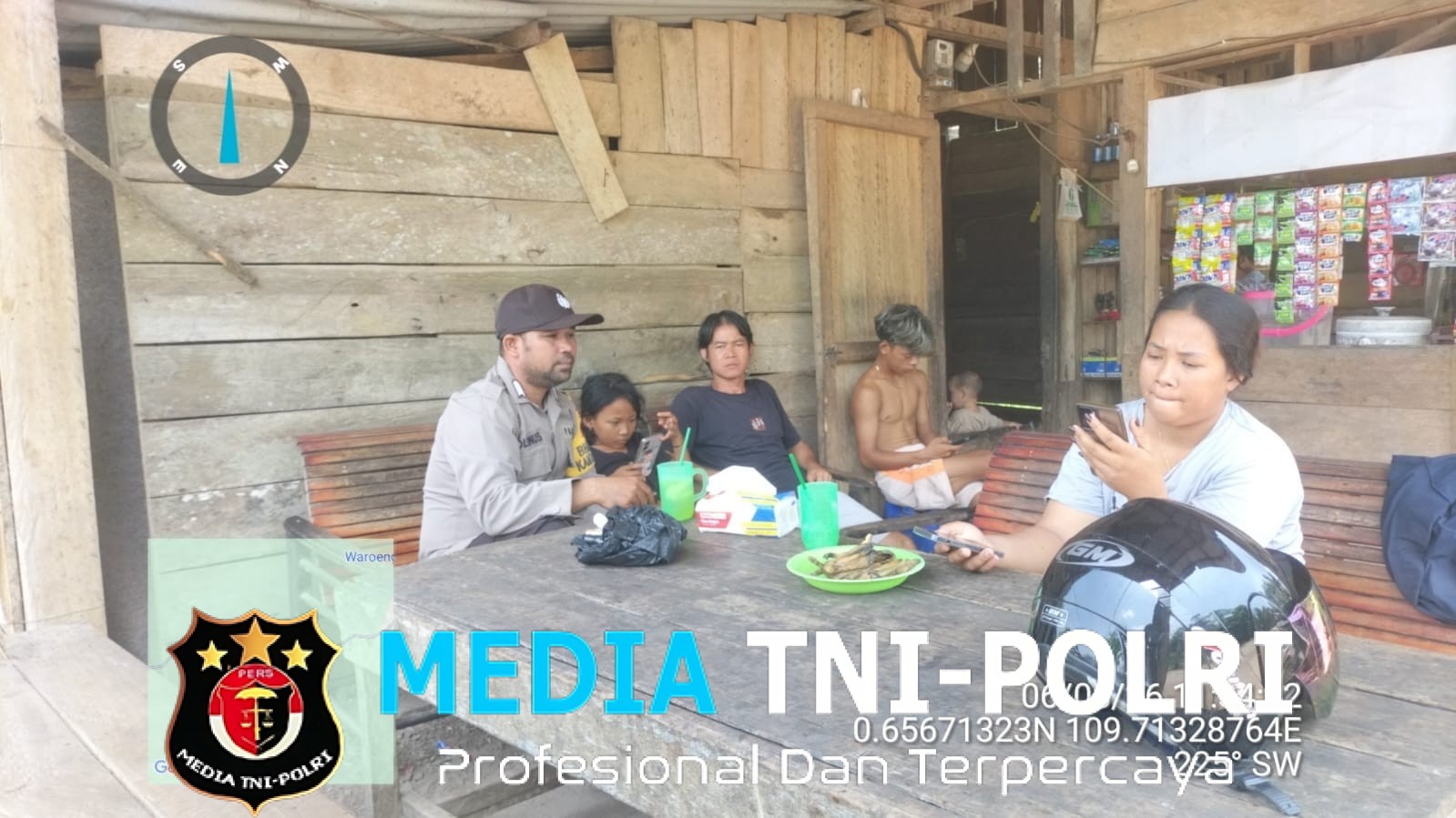 Ciptakan Kamtibmas Kondusif, Polsek Meranti Intensifkan Patroli Sambang Warga Secara Persuasif