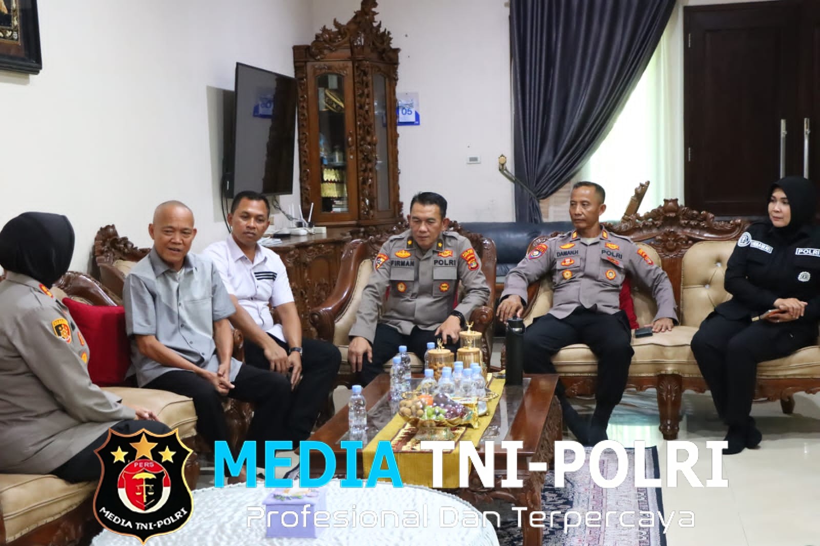 Sinergi Jaga Kamtibmas, Kapolres Lampung Utara Silaturahmi dengan Tokoh Masyarakat Ansori Sabak