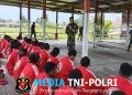 Jelang HUT RI Ke-81 Satgas Yonif 645/GTY Latihan dan Penyiapan Paskibraka di Kantor Bupati Yalimo