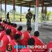 Jelang HUT RI Ke-81 Satgas Yonif 645/GTY Latihan dan Penyiapan Paskibraka di Kantor Bupati Yalimo