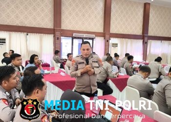 Polres Metro Bekasi Gelar Latpraops Wibawa Mukti Jaya 2026, Mantapkan Pengamanan Pilkades