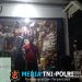 Patroli Malam Hari, Samapta Polsek Menyuke Berikan Imbauan Kamtibmas Kepada Warga Yang Lagi Santai