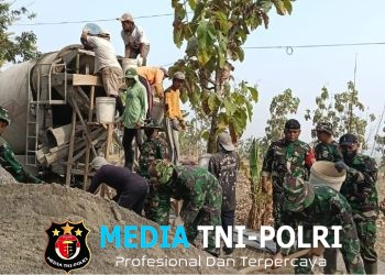 Semangat Pantang Menyerah TNI dan Warga Rampungkan Pembangunan Jalan di Desa Bercak