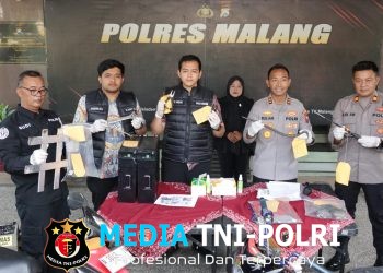 Polres Malang Bongkar Komplotan Pencuri Baterai Tower, 17 TKP Terungkap Kerugian Capai Rp 432 Juta