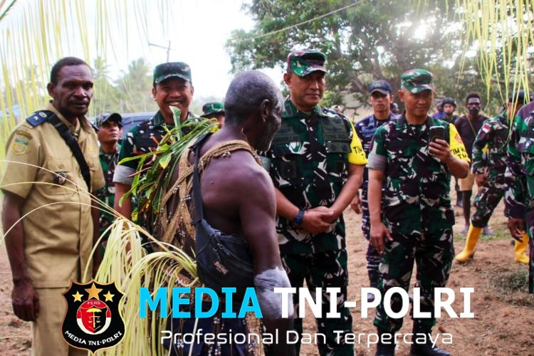 Tim Wasev TMMD ke-129 Sambangi Kampung Wanam Dorong Pembangunan Untuk Kesejahteraan Masyarakat