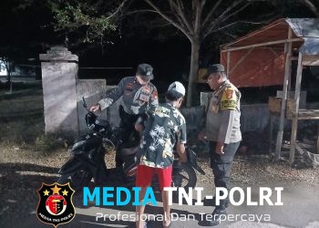 Polsek Muaragembong Gelar Operasi Kejahatan Jalanan, Cegah 3C hingga Tawuran