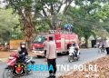 Sigap! Polisi, Damkar dan BPBD Bergerak Cepat Padamkan Kebakaran Warung Kuliner di Prosida Bandar Jaya