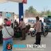 Saat Warga Isi BBM, Polisi Hadir Berikan Imbauan Kamtibmas di SPBU