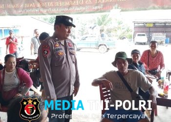 Polisi Hadir Sebagai Sahabat Edukasi El Nino Sambil Ngobrol Santai Bersama Warga