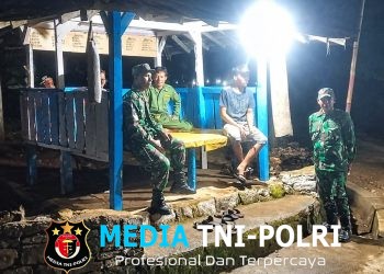 Koramil Giritontro Jaga Keamanan Wilayah Tetap Kondusif