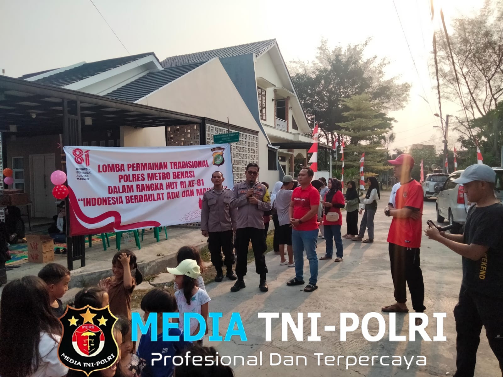Jaga Jakarta Jaga Bekasi, Permainan Tradisional Semarakkan HUT ke-81 RI Bersama Warga Cikarang Timur