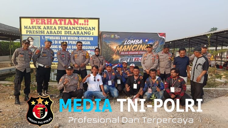 Jaga Jakarta Jaga Bekasi, Lomba Mancing Polsek Cikarang Utara Semarakkan HUT ke-81 RI Bersama Masyarakat