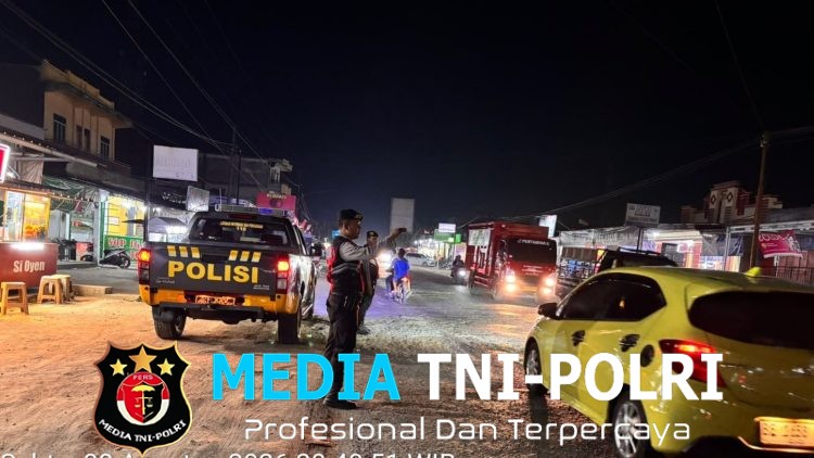 Sat Samapta Polres Tulang Bawang Barat Tingkatkan Patroli KRYD Malam Hari Antisipasi Gangguan Kamtibmas