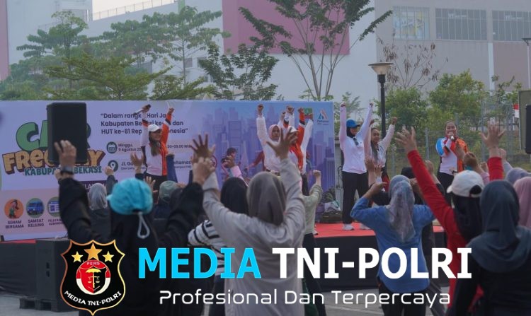 Jaga Jakarta Jaga Bekasi, Bhakti Kesehatan Polres Metro Bekasi Layani Ratusan Masyarkat di Car Free Day AEON Deltamas