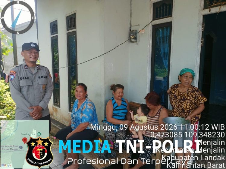 Polsek Menjalin Tingkatkan Kamtibmas Melalui Patroli Rutin di Desa Menjalin