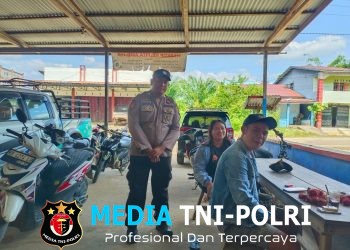 Suka Menyapa, Ramah kepada Warga! Inilah Sosok Polisi Sahabat Masyarakat di Kuala Behe