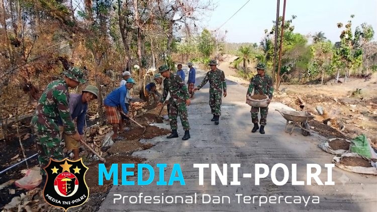 Tak Kenal Hari Libur, Satgas TMMD Selesaikan Jalan Demi Keselamatan Warga