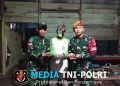 Peduli Satwa Dilindungi, Warga Perbatasan Serahkan 1 Kg Sisik Trenggiling ke Satgas Pamtas RI-Malaysia Yonarmed 19/Bogani