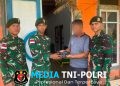 Gencarkan Komsos dan Edukasi Hukum, Satgas Pamtas Yonarmed 13/Nanggala Terima Penyerahan Sukarela ±1 Kg Sisik Trenggiling dari Warga Perbatasan
