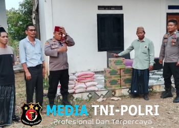 Kapolsek Bukit Kemuning Sambangi 7 Ponpes dan Berikan Bansos, Perkuat Silaturahmi dan Jaga Kamtibmas