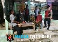 Jaga Jakarta Jaga Bekasi, Patroli Biru Polsek Muaragembong Ajak Warga Jaga Kondusifitas Jelang Pilkades