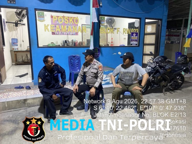 Jaga Jakarta Jaga Bekasi, Patroli Polsubsektor PUP Babelan Antisipasi 3C dan Tawuran