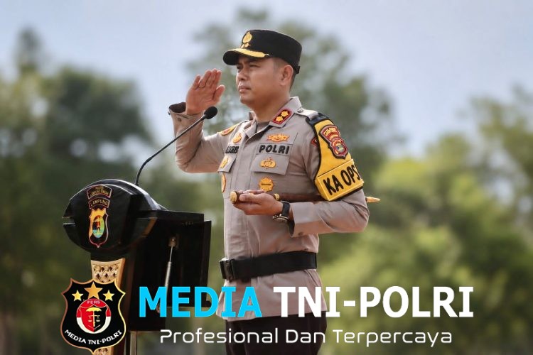 Polres Lampung Tengah Gelar Apel Kesiapsiagaan Karhutla