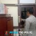 Samapta Polsek Menyuke Cek Instaliasi Listrik Saat Malam Hari Antisipasi Kebakaran