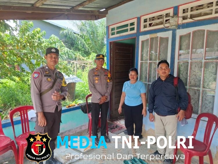 Antisipasi El Nino, Kapolsek Kuala Behe Sambangi Rumah Warga dan Ingatkan Bahaya Musim Kemarau